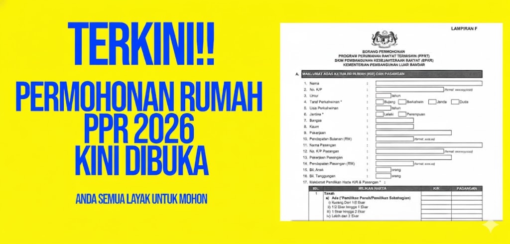 Banner Permohonan Rumah PPP 2025